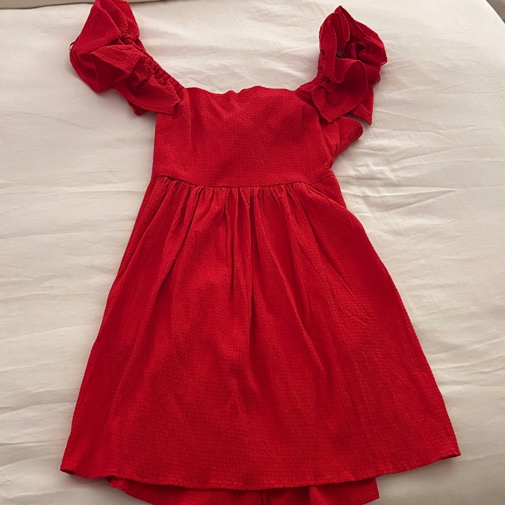 Francesca's Collections Red Mini Dress